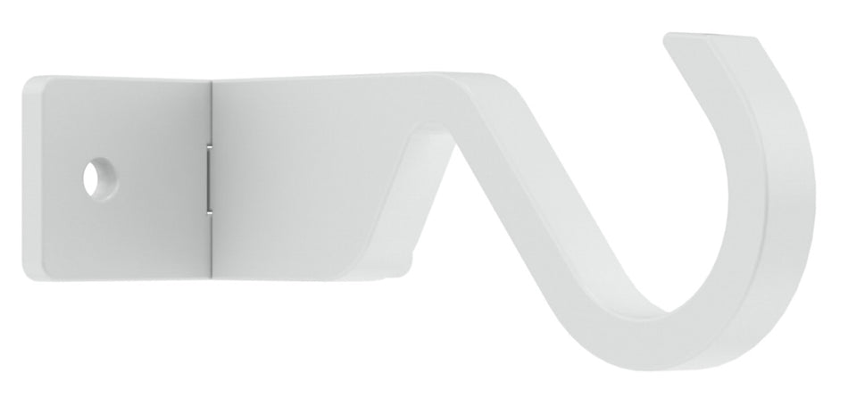 Arc 25mm Metal Centre/Ceiling Bracket, China White