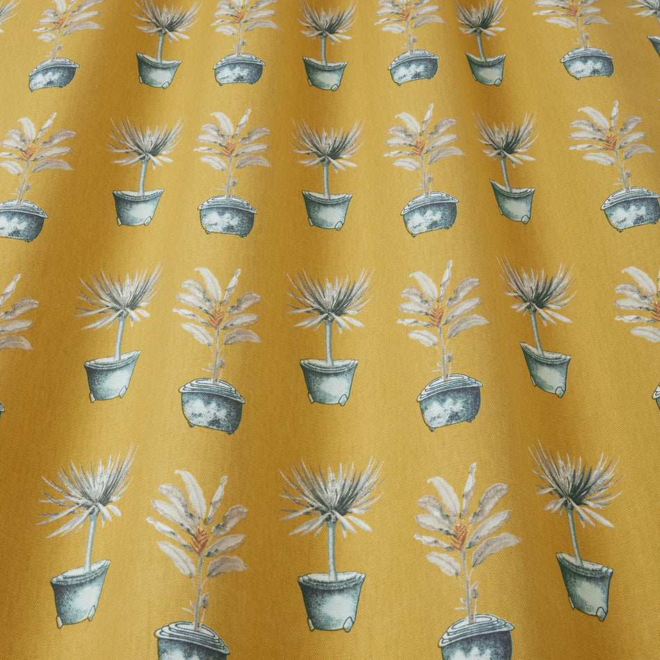 ILIV Victorian Glasshouse Greenhouse Pots Ochre Fabric