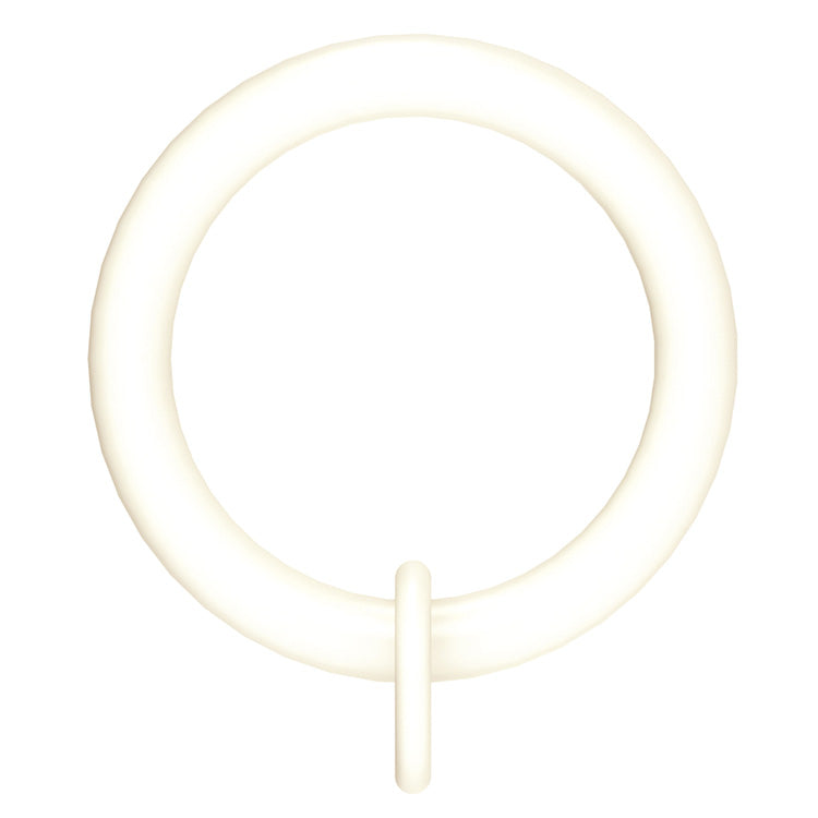 Arc 25mm Standard Curtain Rings, Linen