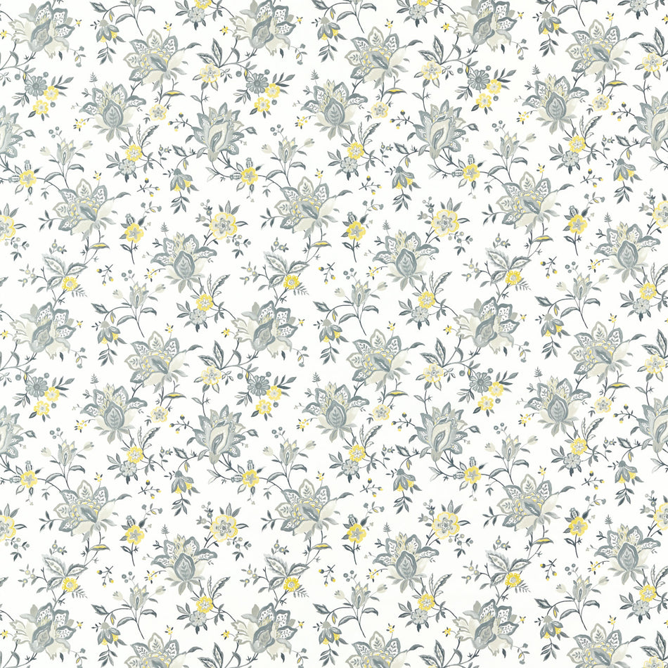 Studio G Montage Ornella Charcoal/Chartreuse Fabric