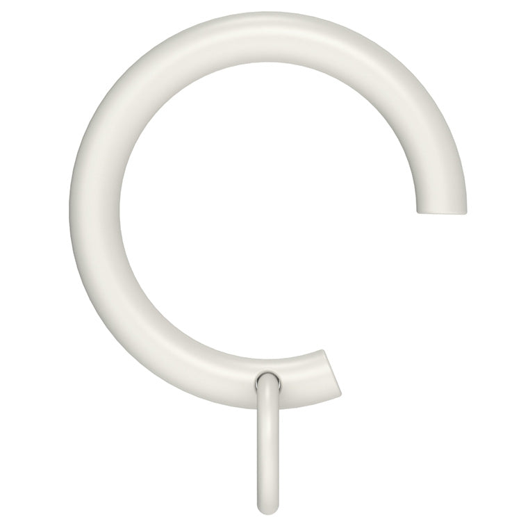 Arc 25mm Passing Curtain Rings, Warm Grey
