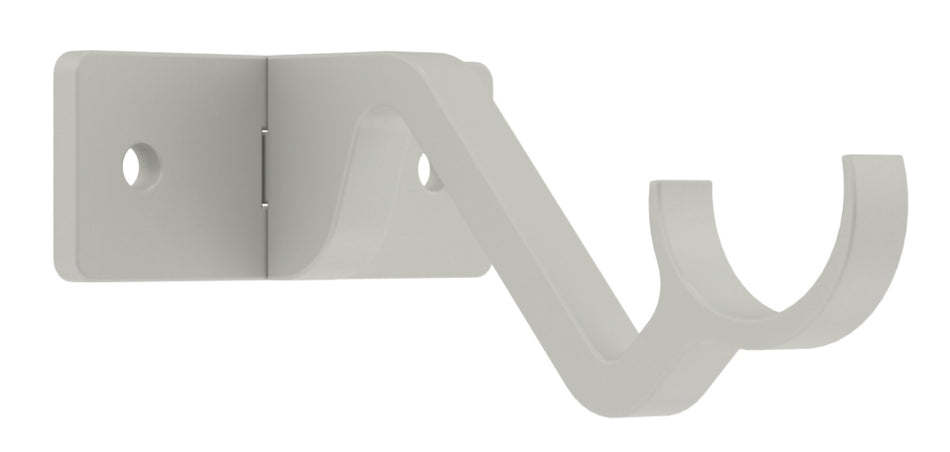 Arc 25mm Metal Passing Bracket, Warm Grey