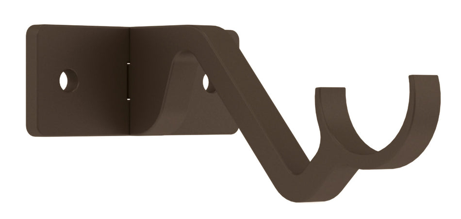 Arc 25mm Metal Passing Bracket, Mocha