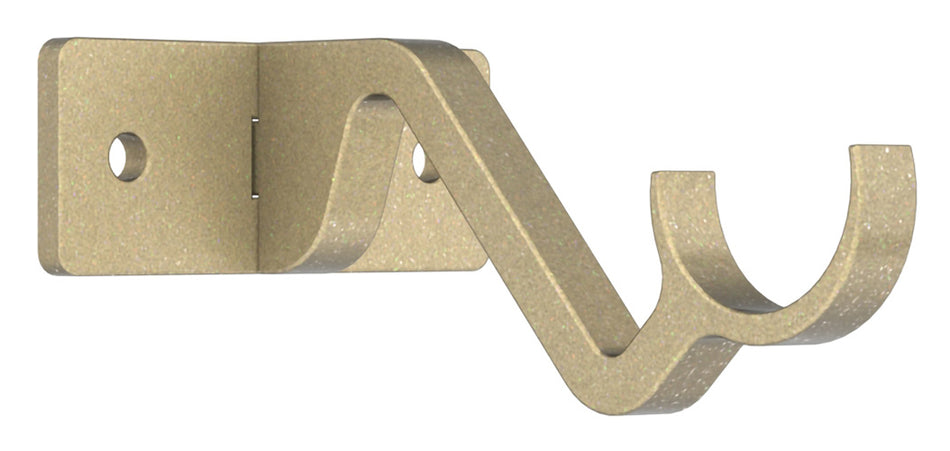 Arc 25mm Metal Passing Bracket, Soft Brass