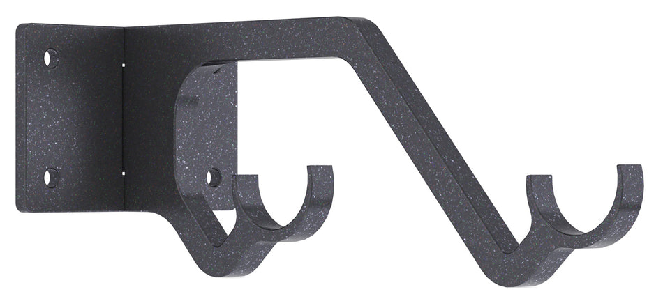 Arc 25mm Metal Double Passing Bracket, Gun Metal