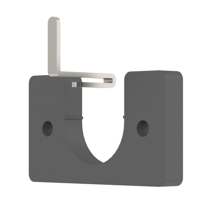 Arc 25mm Metal Recess Bracket, Lead