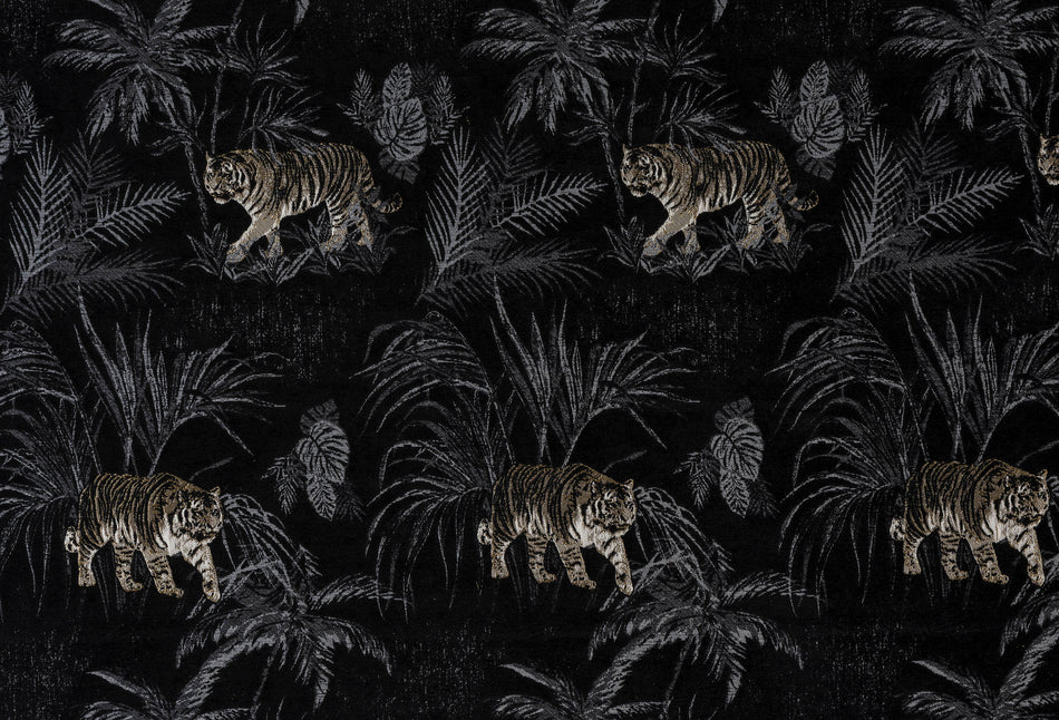 Porter & Stone Serengeti Bengal Noir Fabric