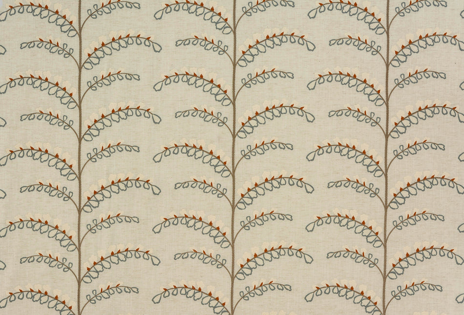Porter & Stone Heligan Portland Burnt Orange Fabric