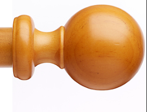 Integra Wood Works 50mm Medium Oak Ball Finial