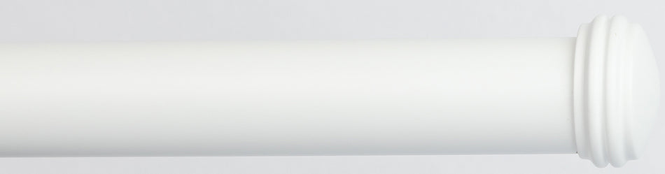 Byron Chalfont 35mm 45mm Curtain Pole Matt White End Cap