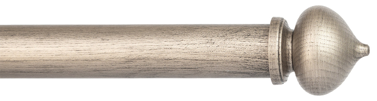 Byron Chalfont 35mm 45mm Curtain Pole Dark Pewter Dome