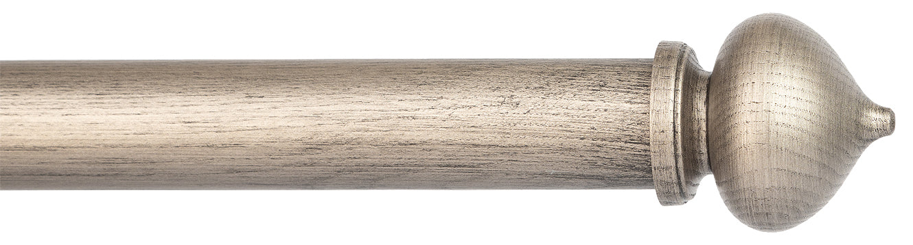 Byron Chalfont 35mm 45mm Curtain Pole Dark Pewter Dome