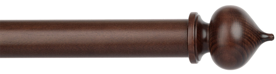 Byron Chalfont 35mm 45mm Curtain Pole Old Oak Dome