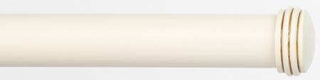 Byron Chalfont 35mm 45mm Curtain Pole Cream Distressed End Cap
