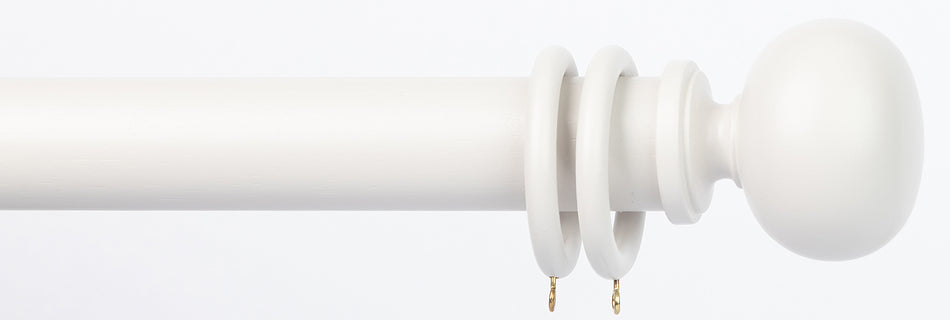 Byron Delano 35mm 45mm Curtain Pole Pampas Ball