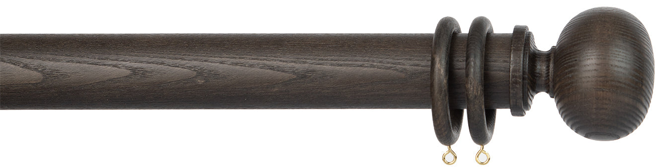 Byron Delano 35mm 45mm Curtain Pole Umber Ball