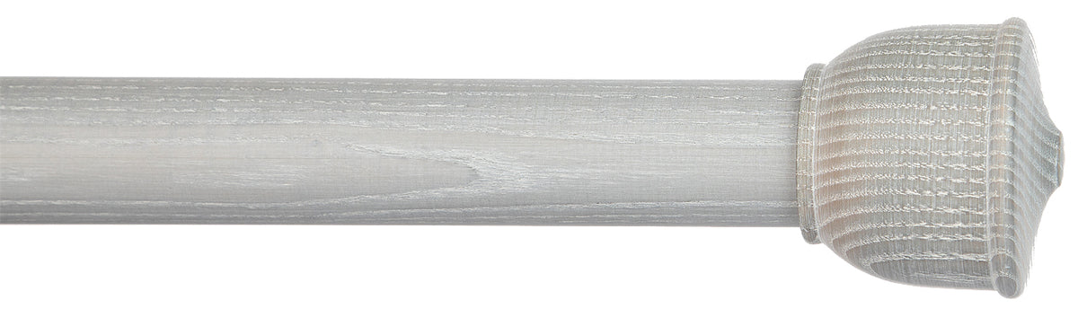 Byron Delano 35mm 45mm Curtain Pole Limed Grey Vase