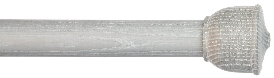 Byron Delano 35mm 45mm Curtain Pole Limed Grey Vase