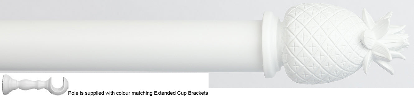 Byron Chalfont 35mm 45mm Ext Pole Matt White Pineapple