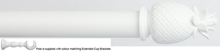Byron Chalfont 35mm 45mm Ext Pole Matt White Pineapple