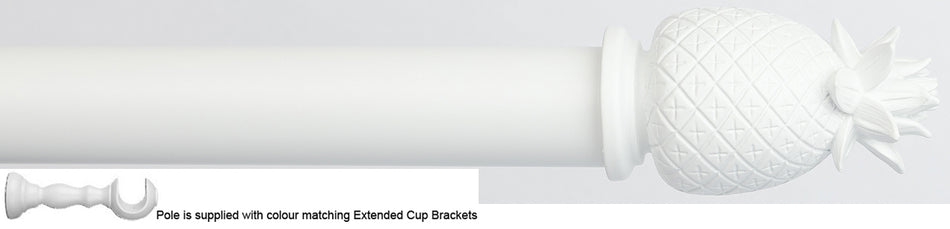 Byron Chalfont 35mm 45mm Ext Pole Matt White Pineapple