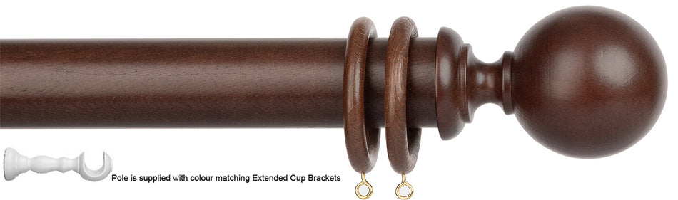 Byron Chalfont 35mm 45mm Ext Pole Old Oak Ball