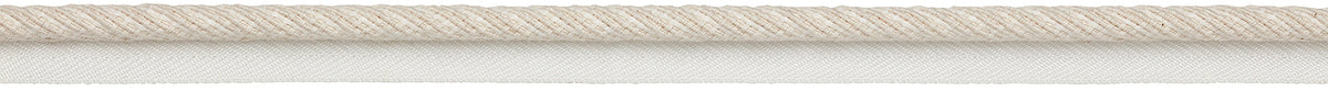 Hallis Prairie 9mm Flanged Piping Cord, Chalk