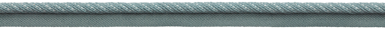 Hallis Prairie 9mm Flanged Piping Cord, Mineral Blue