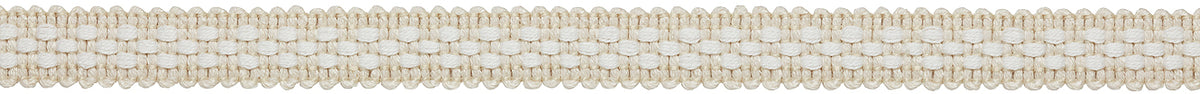 Hallis Prairie 15mm Narrow Braid, Chalk