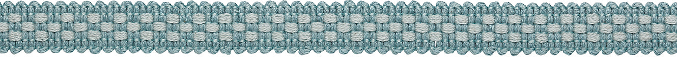 Hallis Prairie 15mm Narrow Braid, Mineral Blue