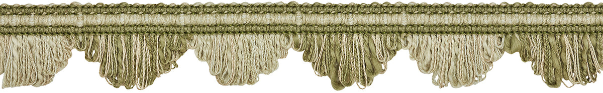 Hallis Prairie 30mm Fan Edge Braid, Grasslands