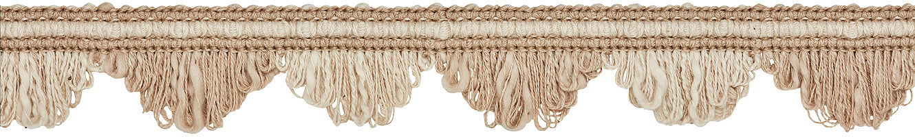 Hallis Prairie 30mm Fan Edge Braid, Barley