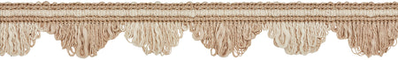 Hallis Prairie 30mm Fan Edge Braid, Barley