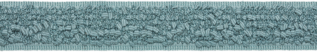Hallis Prairie 45mm Looped Tape Braid, Mineral Blue