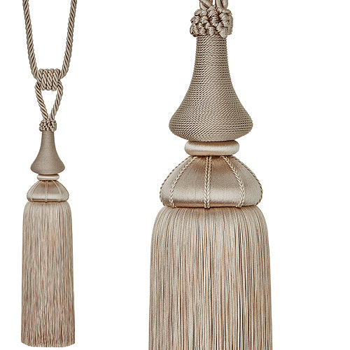 Hallis Ascot Curtain Tassel Tieback Quartz