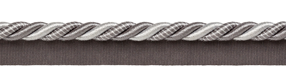 Hallis Ascot Flanged Piping Cord Silver