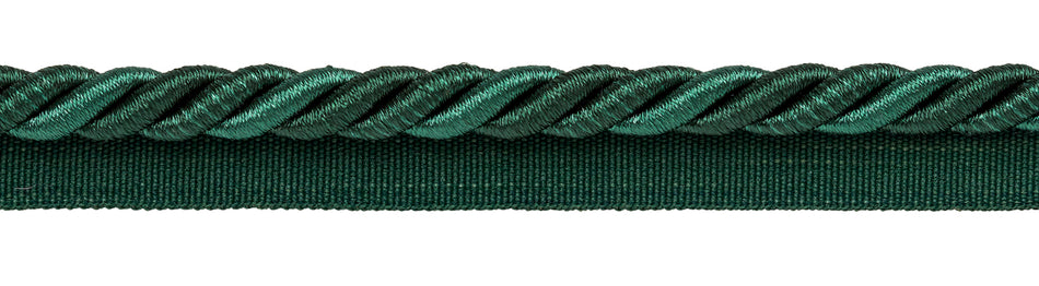 Hallis Ascot Flanged Piping Cord Emerald