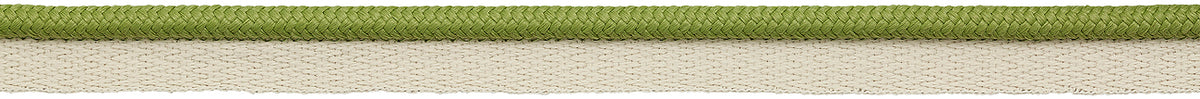 Hallis Eternity Bella Dura 7mm Plain Flanged Piping Cord Kelp Green