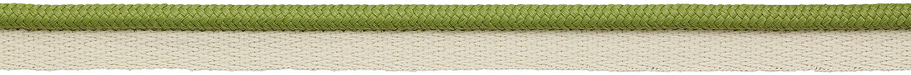 Hallis Eternity Bella Dura 7mm Plain Flanged Piping Cord Kelp Green