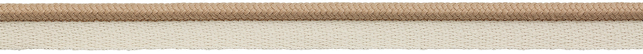 Hallis Eternity Bella Dura 7mm Plain Flanged Piping Cord Driftwood