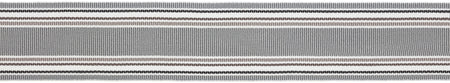 Hallis Eternity Bella Dura 52mm Stripe Braid Cloud Grey