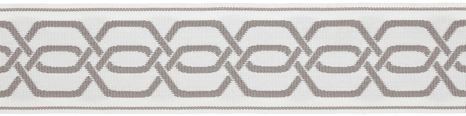 Hallis Eternity Bella Dura 70mm Jacquard Braid Cloud Grey