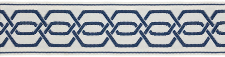 Hallis Eternity Bella Dura 70mm Jacquard Braid Twilight Blue