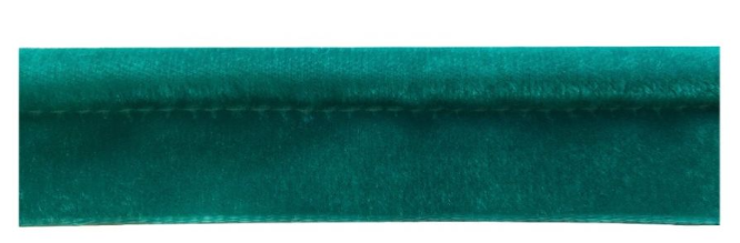Jones Syon Velvet Lip Cord Trim, Turquoise