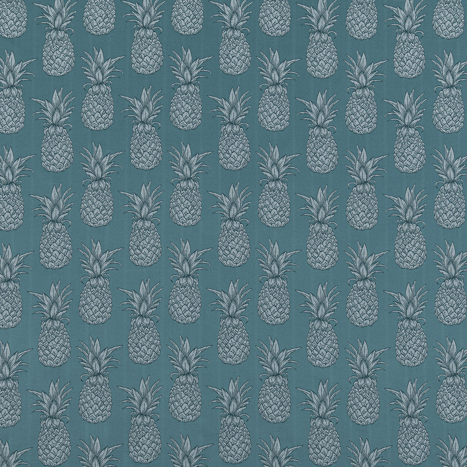 Beaumont Textiles Urban Jungle Ananas Teal Fabric