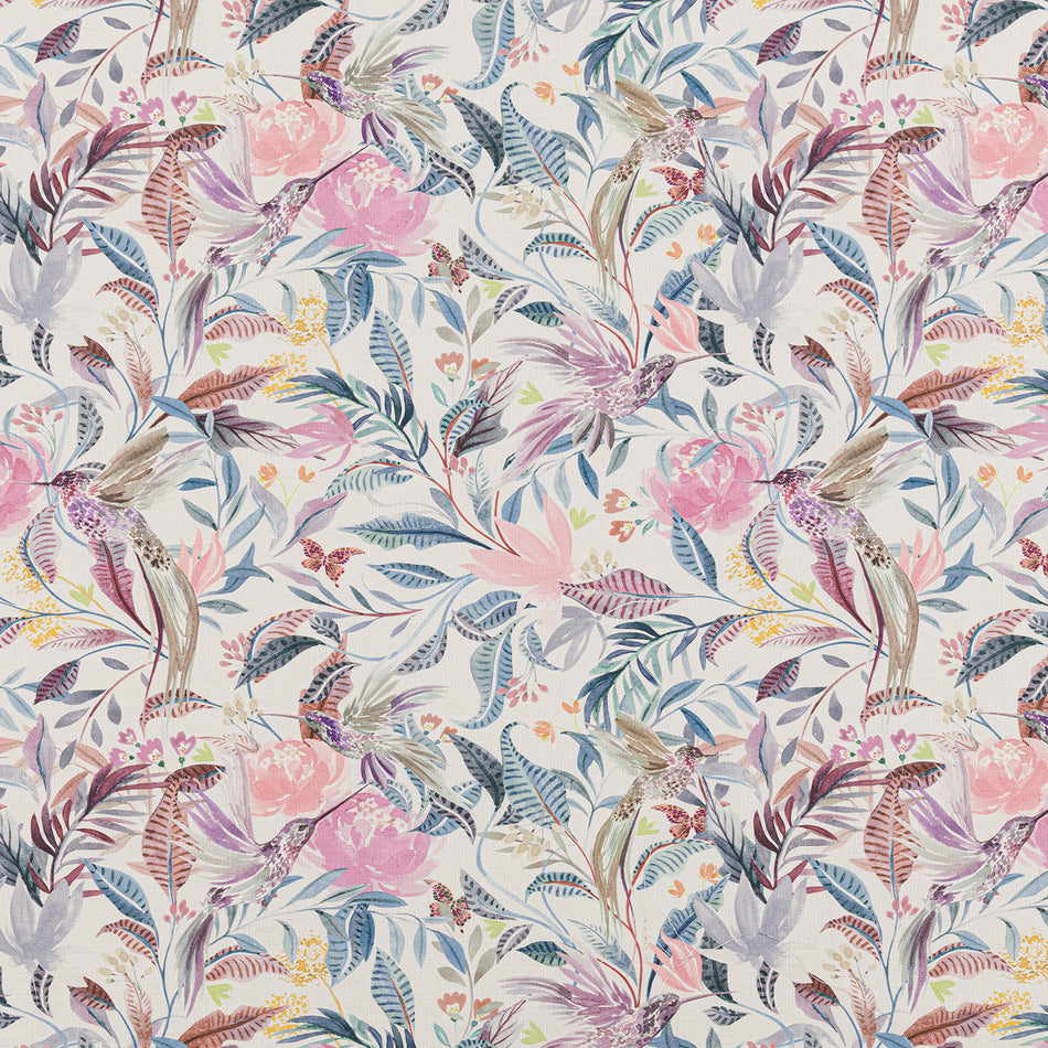 Beaumont Textiles Sunset Hummingbird Grape Fabric