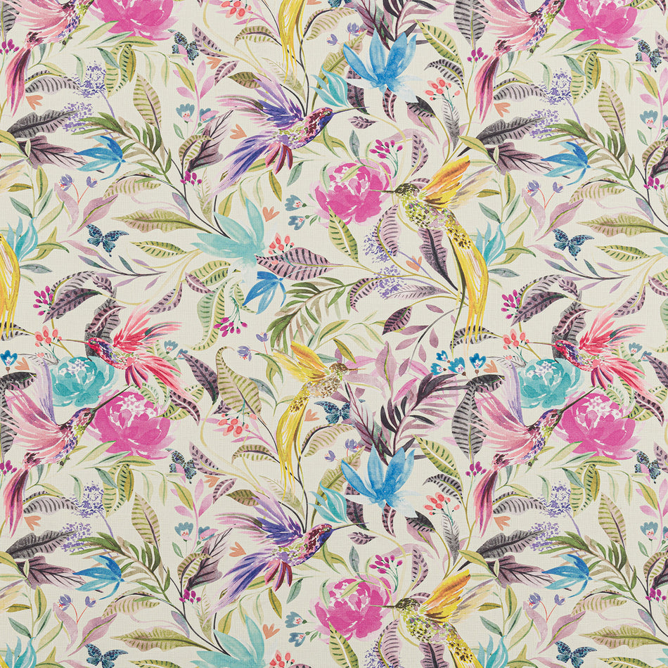 Beaumont Textiles Sunset Hummingbird Pistachio Fabric