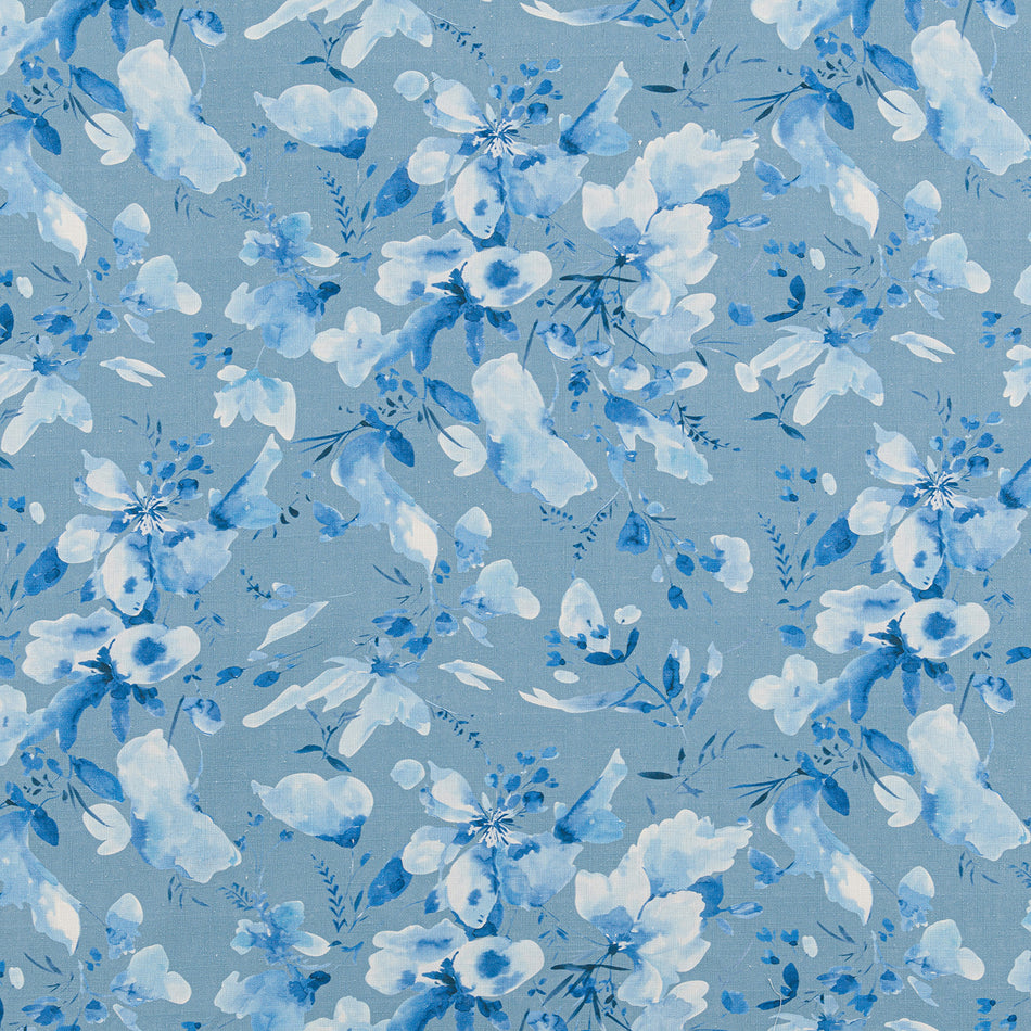Beaumont Textiles Tru Blu Monet Denim Blue Fabric