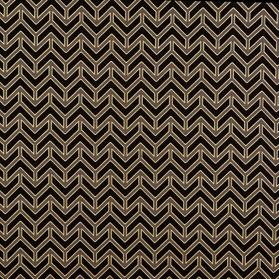 Chatsworth Vortex Vortex Black Fabric