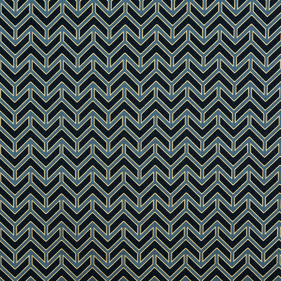 Chatsworth Vortex Vortex Blue Fabric